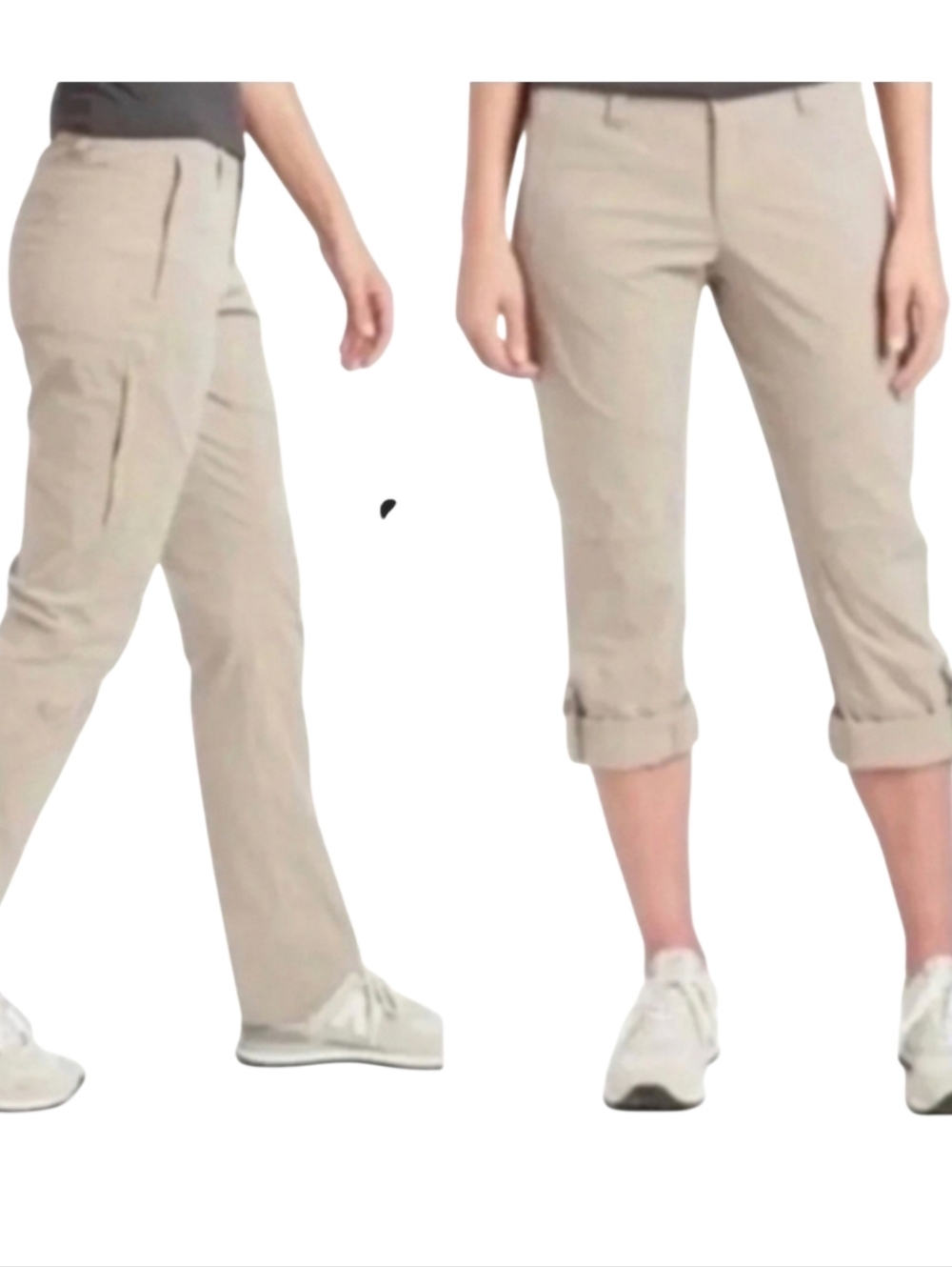 Kühl Women's Spire Roll-Up Beige Outdoor Gorpcore Hiking Pants Sz 16